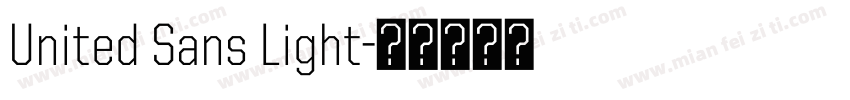 United Sans Light字体转换